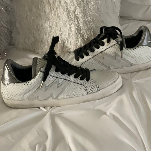 Women's Zadig & Voltaire Keith Flash Low Top Sneakers - Picture 6 of 6